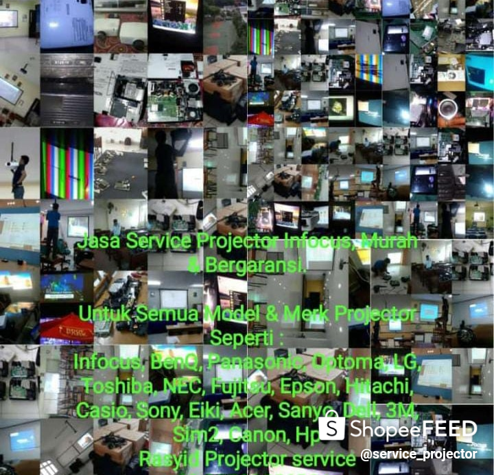 service projector infocus Epson dan merk lainnya bergaransi